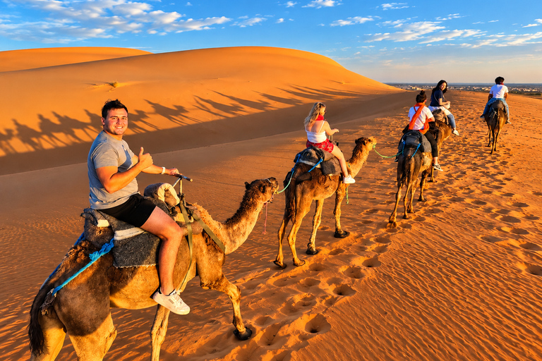Agadir to Marrakech: 3-Day Merzouga Camel Ride & Luxury Camp Private luxury Sahara tour – exclusive experience