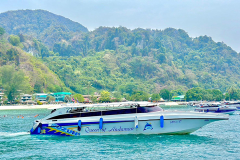 Phuket : Excursion d'une journée aux îles Phi Phi et à la baie de Maya avec déjeuner