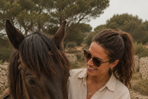 Menorca: Horseback Ride to Cala Mitjana Beach and Swim