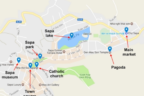 Vanuit Hanoi: 2-daagse sensationele Sapa-trekking en busreisPrivéreis met overnachting in 4-sterrenhotel