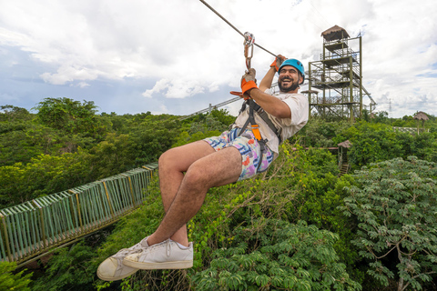 Riviera Maya: Sky Trail, Ziplines, and Bungee Swing