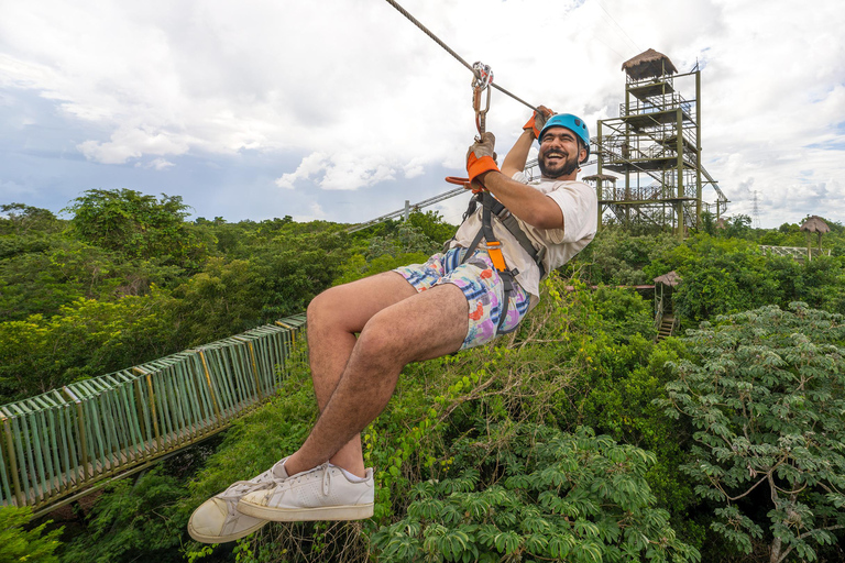 Riviera Maya: Sky Trail, Ziplines, and Bungee Swing