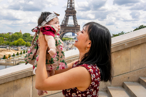 Paris: Photoshoot Around Eiffel Tower with 55 Edited Photos