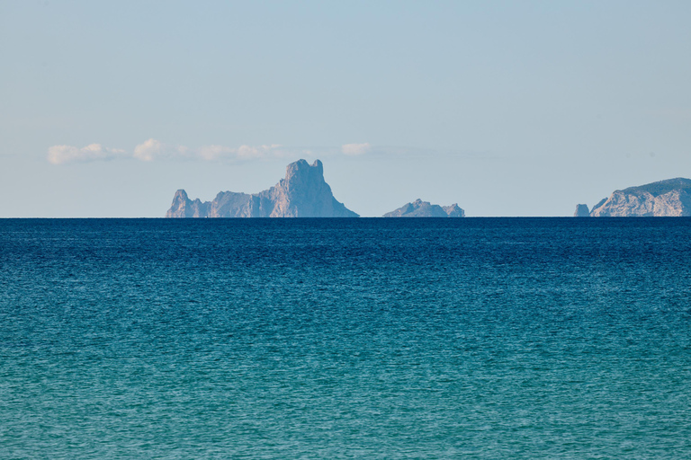 Ibiza: Formentera Boat and Bike Guide Tour +Sunset Party Gold Edition: Formentera Bike & Boat Adventure from Ibiza