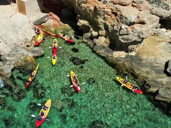 Ibiza: Sea Cave Tour with Guided Kayaking and Snorkeling
