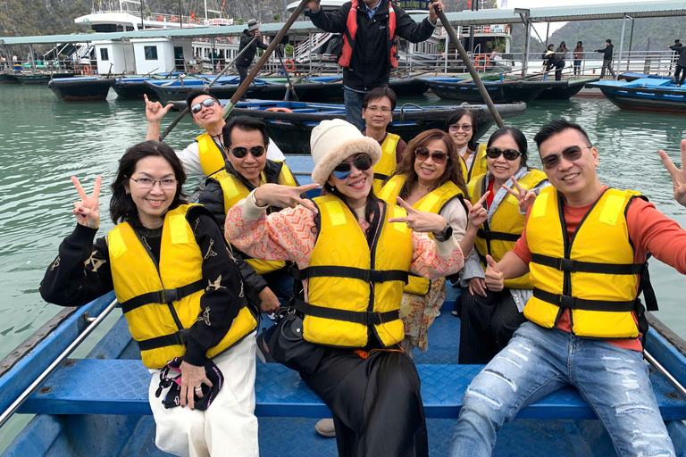 Hanói: Viagem de 1 dia à Baía de Ha Long - Cruzeiro de luxo AmethystCruzeiro de dia inteiro na Baía de Halong com Ametista (todos os destinos)