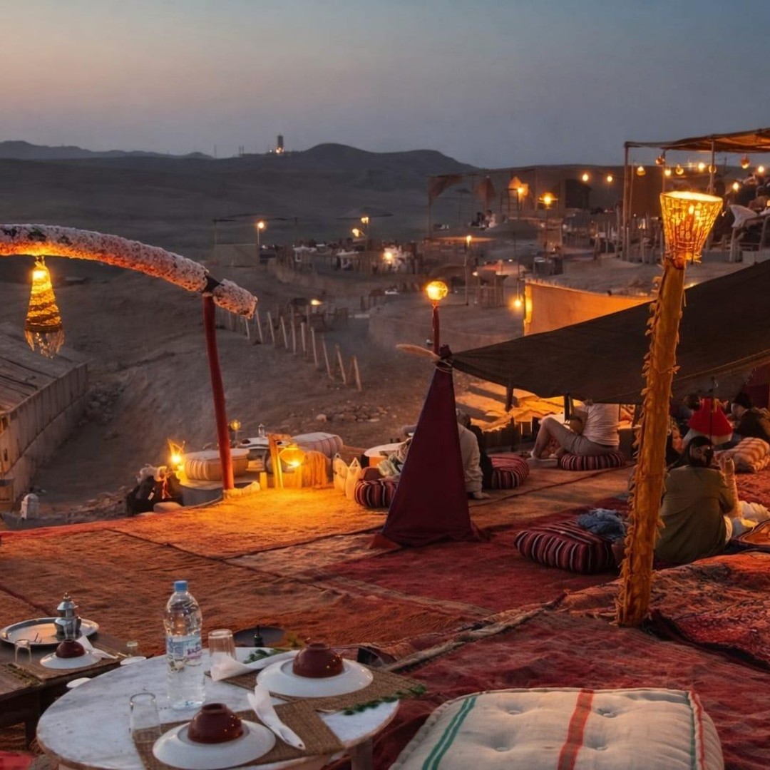 Marrakech : dîner au désert d'Agafay et quad autour du lac