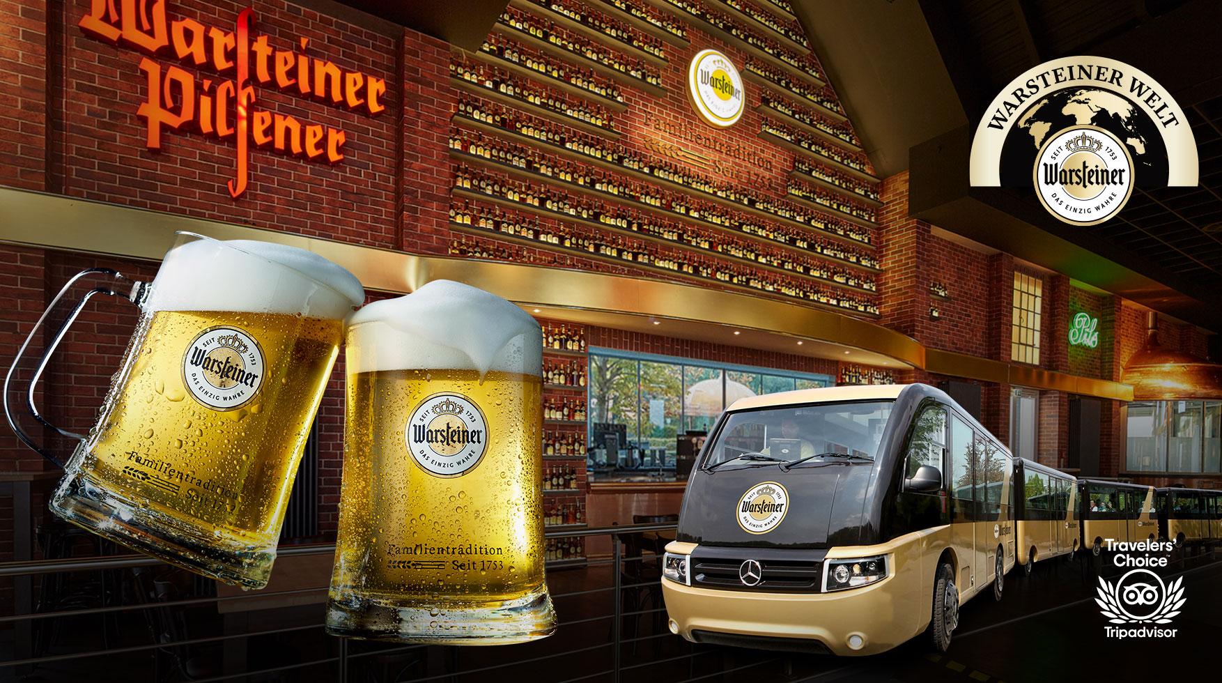 Warstein: Brauereibesichtigung der Warsteiner Welt