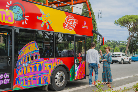 From Civitavecchia: Hop-On Hop-Off Rome Tour & Bus Transfer Rome Transfer Only by bus from Civitavecchia in Italian