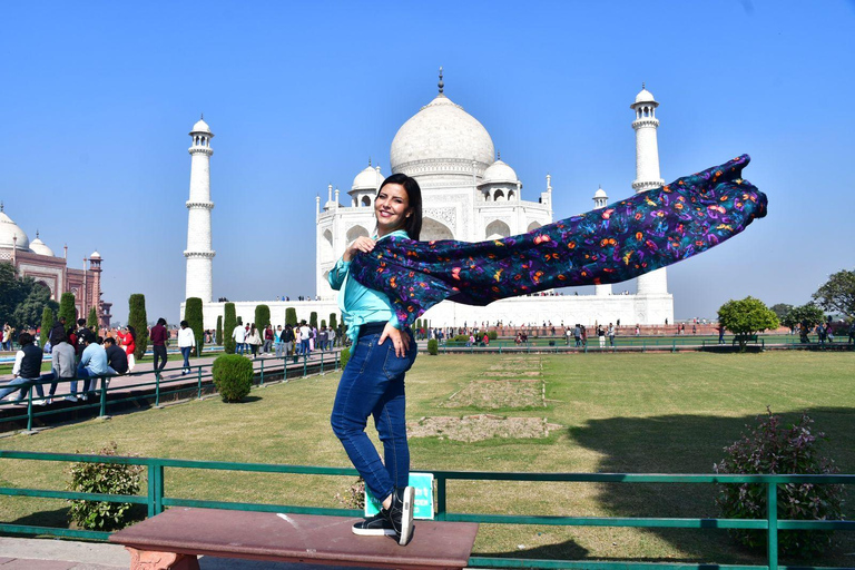 Agra : Taj Mahal & Agra Fort Tour with Elephant SOS & Lunch From Agra : Private Transport and Tour Guide