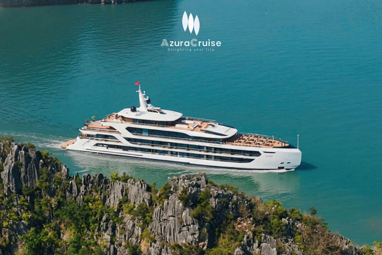 Hanoi: 2-Day Ha Long, Lan Ha 5-Star Cruise w/ Balcony Cabin Bay Light Suite with private balcony and bathtub (1st floor)