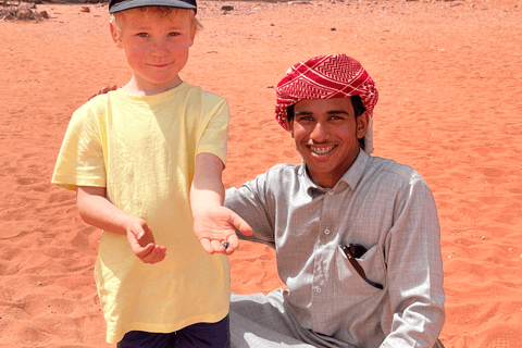 Wadi Rum-öknen: Halvdagsutflykt med jeep (morgon eller solnedgång)