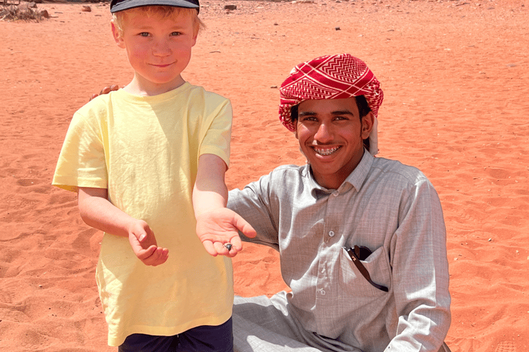 Deserto del Wadi Rum: tour di mezza giornata in jeep (mattina o tramonto)