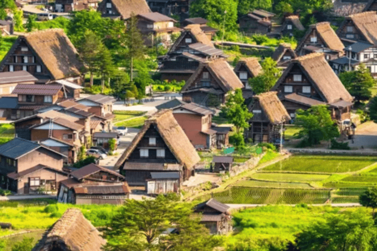 Shirakawago &Hida & Takayama SnowWall 2Days Tour from Nagoya
