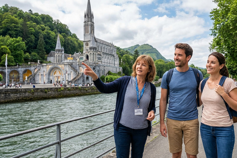 Lourdes Sanctuary Guided Tour with Transfers from Paris