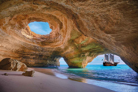 Au départ de Lisbonne : Algarve, grotte marine de Benagil et visite d'une jounée à Lagos