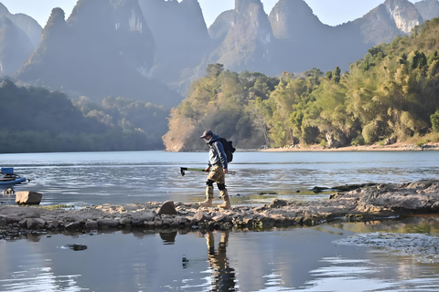 From Guilin: Li River Cruise to Yangshuo with Hotel Pickup