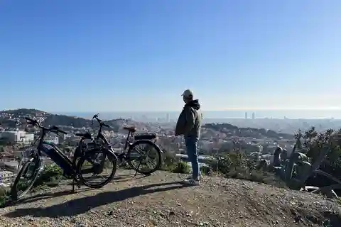 Barcelona to Tibidabo: Hidden Gems & Scenic Views eBike Tour