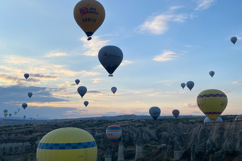 Observação de balões na Capadócia e caminhada ao nascer do sol - Transfer do hotel!