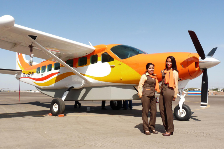 From Ica: Nazca Lines Flight with Wine and Pisco Tasting