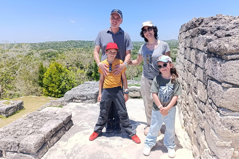 Bacalar: Ichkabal mayan temples & boat tour. Ichkabal only mayan temples guided tour.