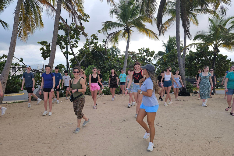 San Juan : Cours de salsa au coucher du soleil sur la plage