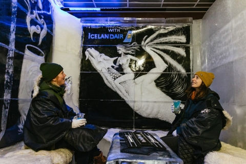 Reykjavik : entrée au bar Magic Ice et verre de bienvenue