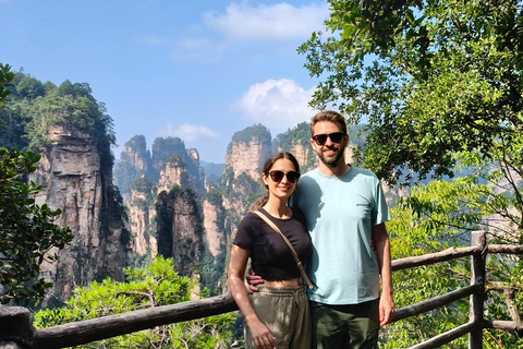 Zhangjiajie: 2-Day Tour with Glass Bridge & Tianmen Mountain 1-Day All-inclusive: Mt Avatar,Glass Bridge,Mt Tianmen