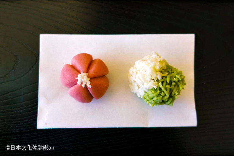 Kyoto: Produzione di dolci tradizionali giapponesi e cerimonia del tè