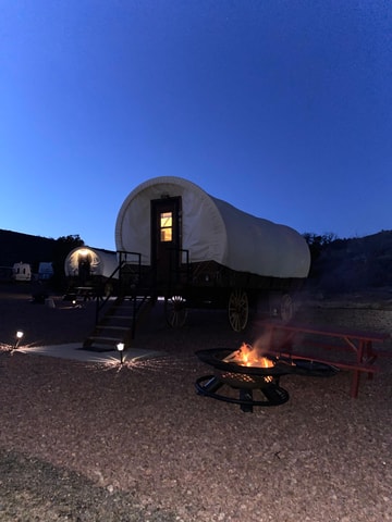 Grand Canyon Glamping Ranch Overnight w/Helicopter & Skywalk