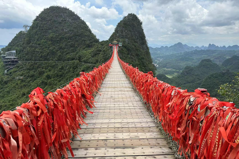 Guilin : visite privée d&#039;une journée à Yangshuo, vue sur les montagnes à vol d&#039;oiseau