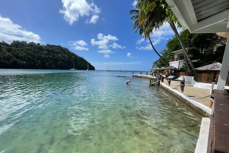 Saint Lucia: 3-godzinna wycieczka morska i lądowa do Marigot BaySaint Lucia: 3 hour Sea and Land Tour to Marigot Bay