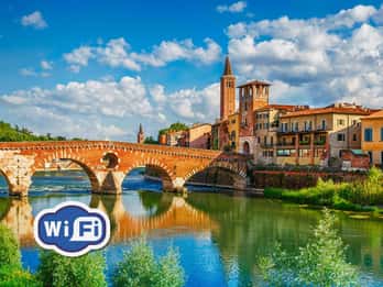 Milano - Verona Verona dagstur med en guidad kryssning till Gardasjön i Sirmione