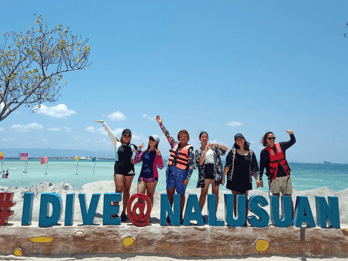 3 Excursão pelas ilhas em Gilutungan, Caohagan, Nalusuan + Almoço