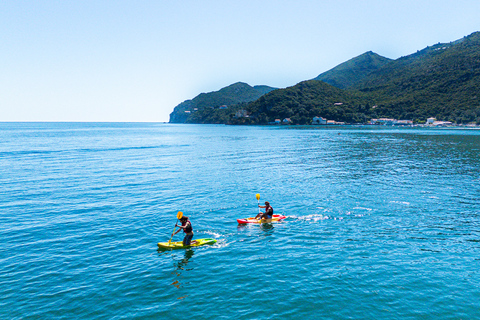 Arrábida: Kayak & Wild Beach Snorkeling with Pickup Option Tour with Lisbon Pickup