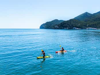 Lisbonne : kayak à Arrábida et plongée avec tuba sur une plage sauvage, option prise en charge