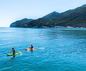 Arrábida: Kayak & Wild Beach Snorkeling with Pickup Option