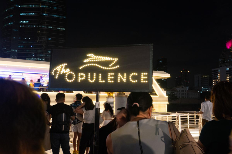 Bangkok: Opulence Crucero de lujo con cena por el Chao Phraya