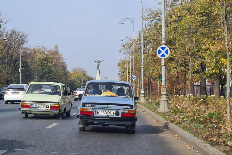 Tour rumeno di Bucarest in auto d&#039;epoca - 90 minutiTour di guida di auto d&#039;epoca rumene