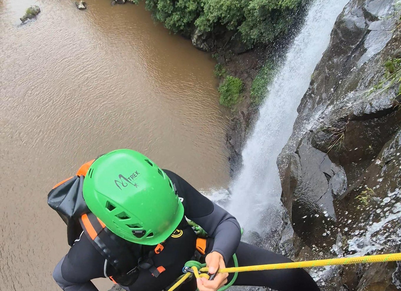 Rappelling og canyoning på Mauritius