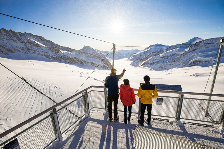 Da Interlaken: Escursione di un giorno a Jungfraujoch in autobus e trenoDa Interlaken: Gita di un giorno a Jungfraujoch in autobus e treno