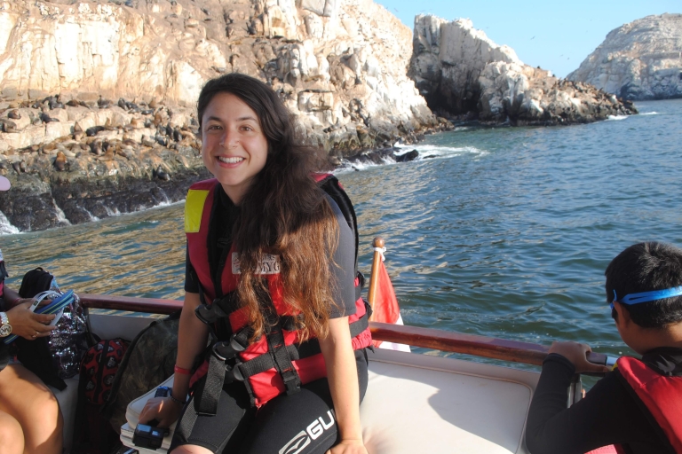 Wycieczka łodzią motorową po Wyspach Palomino + pływanie z lwami morskimi