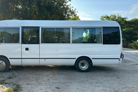 Bus Transfer service from airport to anywhere in Zanzibar