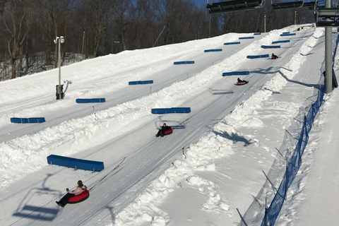 Toronto: Snow Tubing Adventure RV-Motorhome Tour