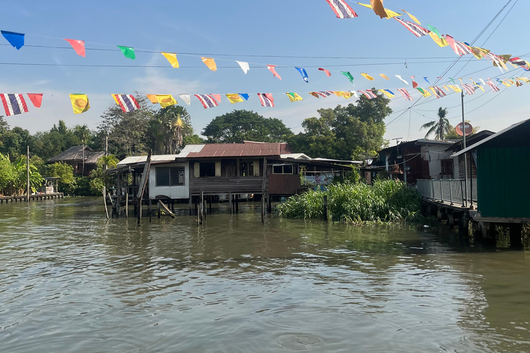 Bangkok: Longtail Boat and Tuk tuk Tour with Temple Visit Authentic longtail boat with temple visit tour