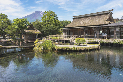 Tokyo : Excursion d'une journée à la 5e station du Mont Fuji, dans la région du Fuji et à Kawaguchiko8:20 Rendez-vous au bureau de poste de Shinjuku