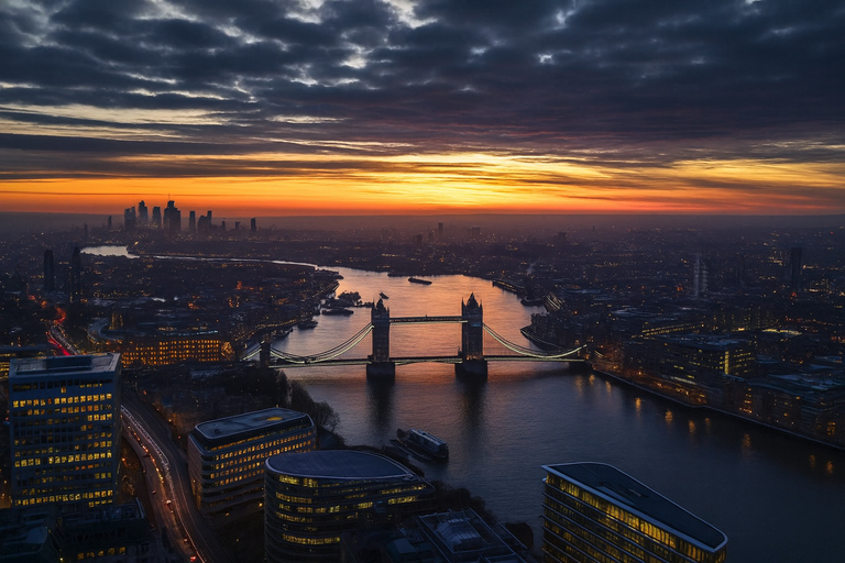 London: Sky Garden Afternoon Entry & Glass of Moët & Table