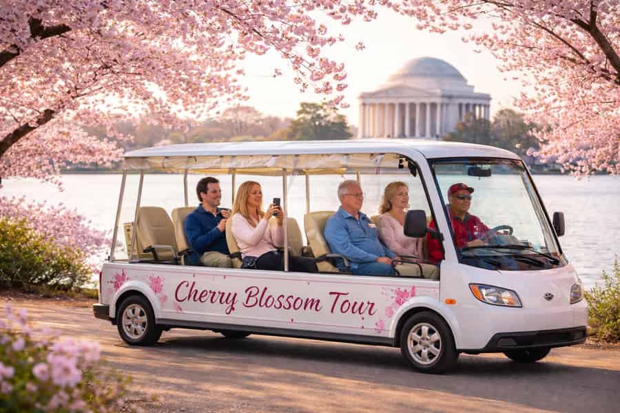 Washington, DC: Kirschblüten-Tour mit dem Wagen. Foto: GetYourGuide