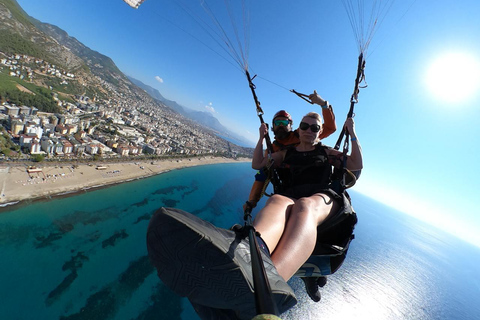 From Antalya: Paragliding to Alanya with Cable Car Ride