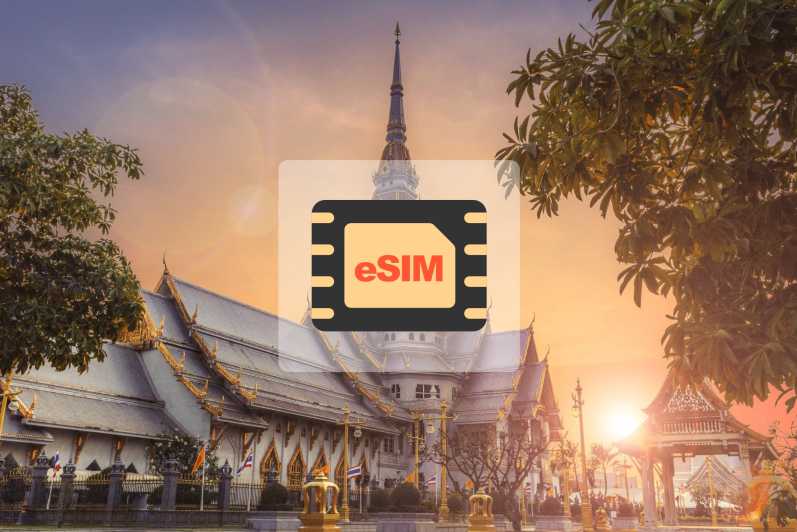 Thailand: eSIM für Roaming mit Mobildatenplan